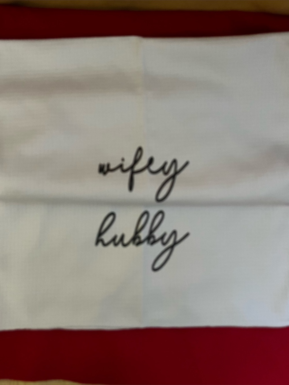 Wifey & Hubby Kitchen Towel Set